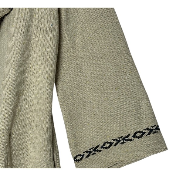 New Chaser Cardigan‎ Sweater Women's Medium Aztec Cowgirl Pockets Open Front - Picture 8 of 10